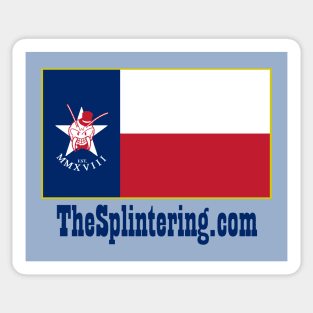 The Splintering Texas Flag Sticker